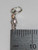 Star of David tiny sterling silver charm .925 Jewish charms size example