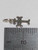 Cross TINY sterling silver charm .925 Crosses and Holy charms size example