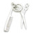 Comb Scissors sterling silver small charm .925 Hair Dresser Dressing