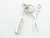 Comb Scissors sterling silver small charm .925 x1 Hair Dresser Dressing additional view