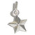 Star TINY sterling silver charm .925 Stars TINY charms