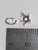 Star TINY sterling silver charm .925 Stars TINY charms size example