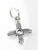 Zia tiny sterling silver charm .925 Sun Light Pagan charms additional view