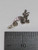 Pegasus flying horse TINY sterling silver charm .925 x1 Fantasy charms side view