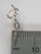 Seagull TINY sterling silver charm .925 Birds and Seagulls charms side view