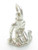 Danish Mermaid sterling silver charm .925 x 1 Mermaids charms image 8
