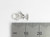 Roadrunner sterling silver charm .925 TINY Road Runner charms detail