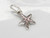 Starfish tiny sterling silver charm .925 Starfishes charms additional view