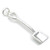 Spade shovel sterling silver charm .925 x 1 Spades and Shovels charms