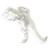 T-Rex Tyrannosaurus Rex sterling silver charm .925 Dinosaur charms