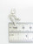 T-Rex Tyrannosaurus Rex sterling silver charm .925 Dinosaur charms detail