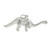 Diplodocus Dinosaur sterling silver charm .925 x 1 dinosaurs charms
