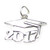 Graduation Mortarboard 2017 sterling silver charm .925 x1 Graduate charms