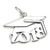 Graduation Mortarboard 2018 sterling silver charm .925 Graduate charms