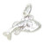 Fish sterling silver charm .925 Fishes charms A1