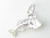 Fish sterling silver charm .925 Fishes charms A1 additional view