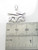 Graduation Mortarboard 2020 sterling silver charm .925 Graduate charms side view