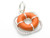 Life Buoy Preserver sterling silver charm .925x1 Boating Yachting charms additional view