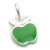 Apple sterling silver charm .925 x 1 apples charms