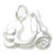 Motor Scooter sterling silver charm .925 moped scooters charms
