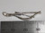 Bow and Arrow sterling silver charm .925 Archery Bows Arrows charms side view