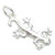 Lizard sterling silver charm .925 x 1 Lizards Reptiles Lizzards charms