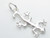 Lizard sterling silver charm .925 x 1 Lizards Reptiles Lizzards charms additional view