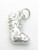 Christmas Stocking sterling silver charm .925 Xmas charms A1 alternate view