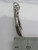 Canoe with paddle sterling silver charm.925 Native American charms side view