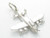 Lancaster bomber sterling silver charm .925 x 1 Plane Aeroplane charms additional view