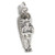 Native American Indian Chief sterling silver charm .925 x 1 Indians