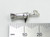 Water Pump sterling silver charm .925 H2O Pumps charms side view
