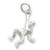 Monkey sterling silver charm .925 x 1 monkeys charms