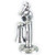 Stick telephone sterling silver charm .925 x 1 Old style phone charms