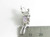 Cuckoo Clock sterling silver charm .925 x 1 Cuckoos Clocks charms size example
