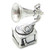Gramophone sterling silver charm .925 x 1 Early Record Player charms