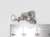 Gold Panner Old Prospector sterling silver charm .925 Panners charms side view