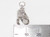 Gold Panner Old Prospector sterling silver charm .925 Panners charms detail