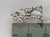 Baby Deer - Fawn sterling silver charm .925 Fawns charms side view