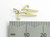 Initial W Letter 9ct yellow gold charm .375 x1 Letters Initials charms detail