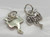 Saddle 2D tiny sterling silver charm .925 x 1 Horse Saddles charms