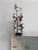 Covered Wagon sterling silver charm .925 Wagons and Cowboy charms side view