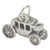 Stagecoach sterling silver charm .925 x 1 Cowboys charms