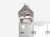 Stone house cabin sterling silver charm .925 Houses Cabins charms size example