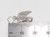 Horse head sterling silver 2D charm .925 Horses charms detail