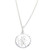 Saint Christopher sterling silver pendant on a 16 inch chain .925 A
