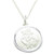 Saint Christopher sterling silver pendant on a 16 inch chain .925 C