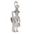 Hillbilly sterling silver charm .925 Hill Billy charms