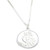 Saint Christopher sterling silver pendant on an 18 inch chain .925 E
