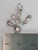 Prickly pear cactus sterling silver charm .925 Desert charms detail